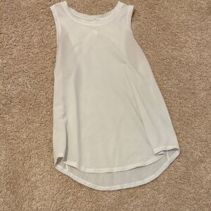 White Women's Sleeveless Tank Top